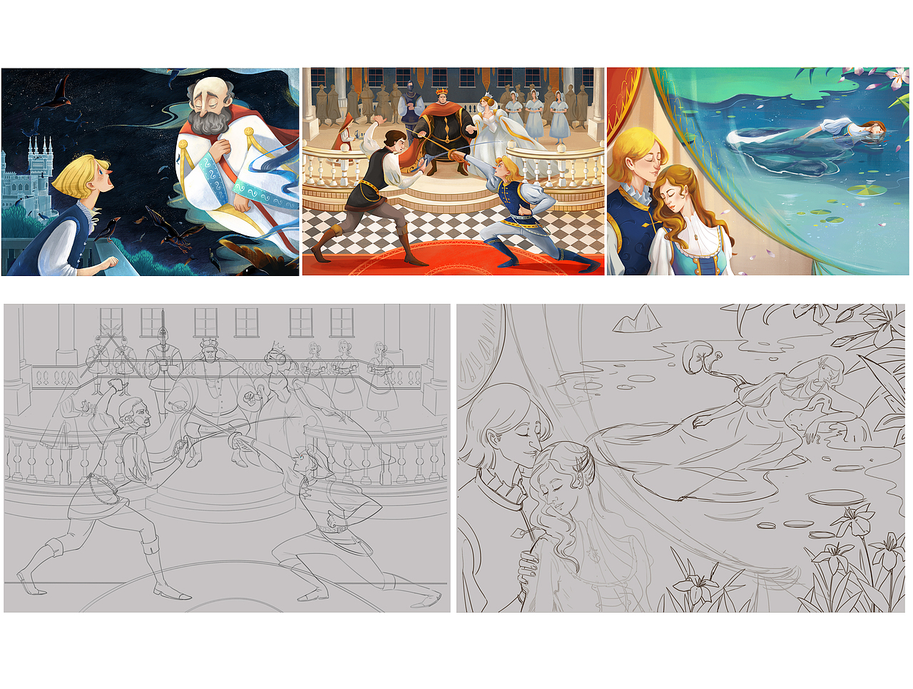 哈姆雷特插画合集