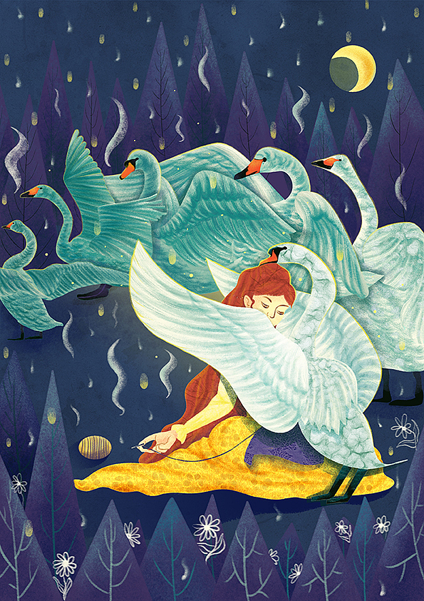 格林童话5 六只天鹅