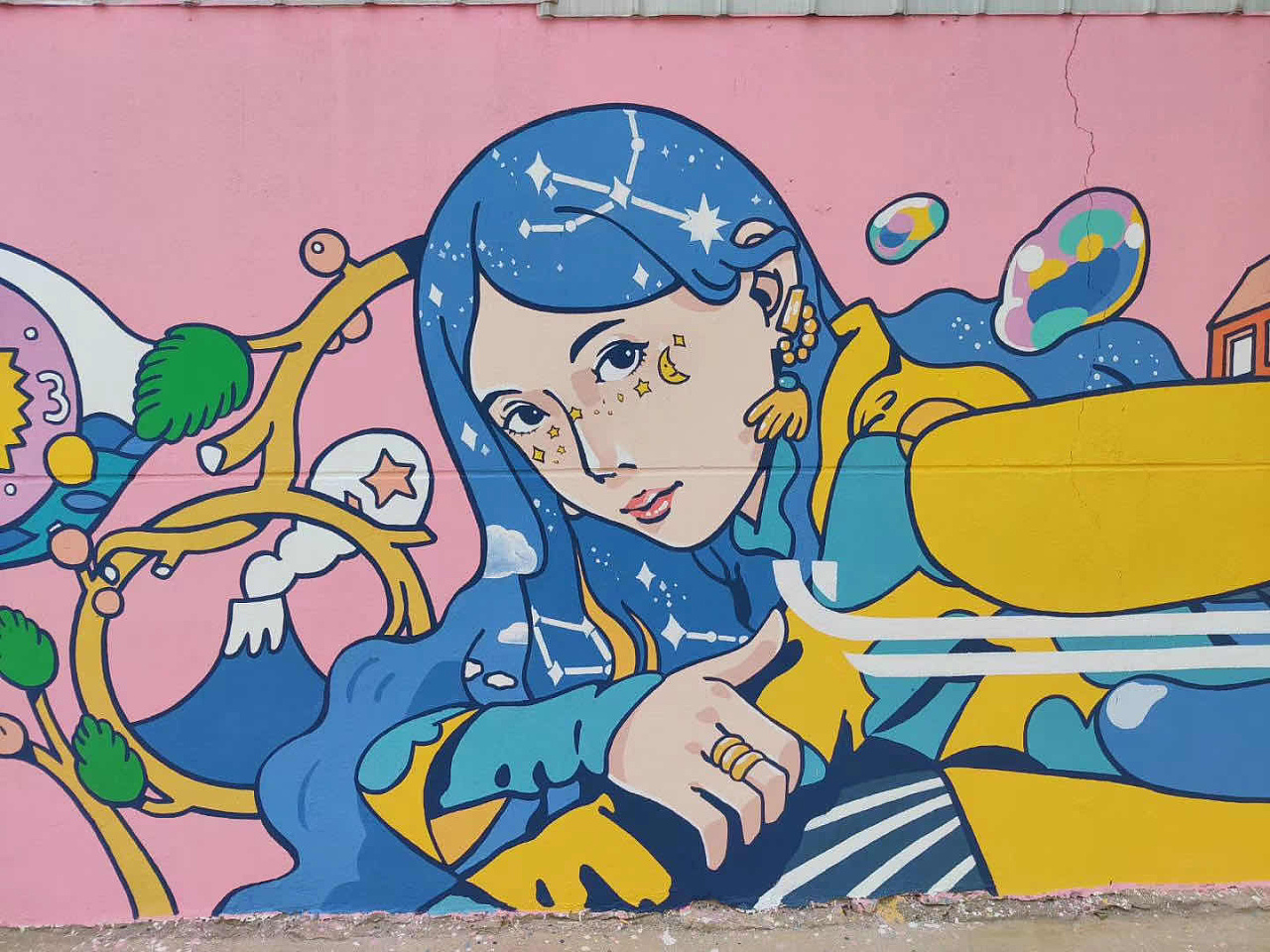 插画墙绘涂鸦-异想世界