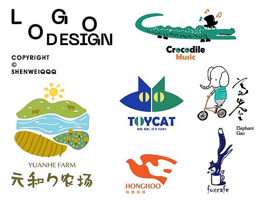 动物logo | 手绘logo | 卡通logo