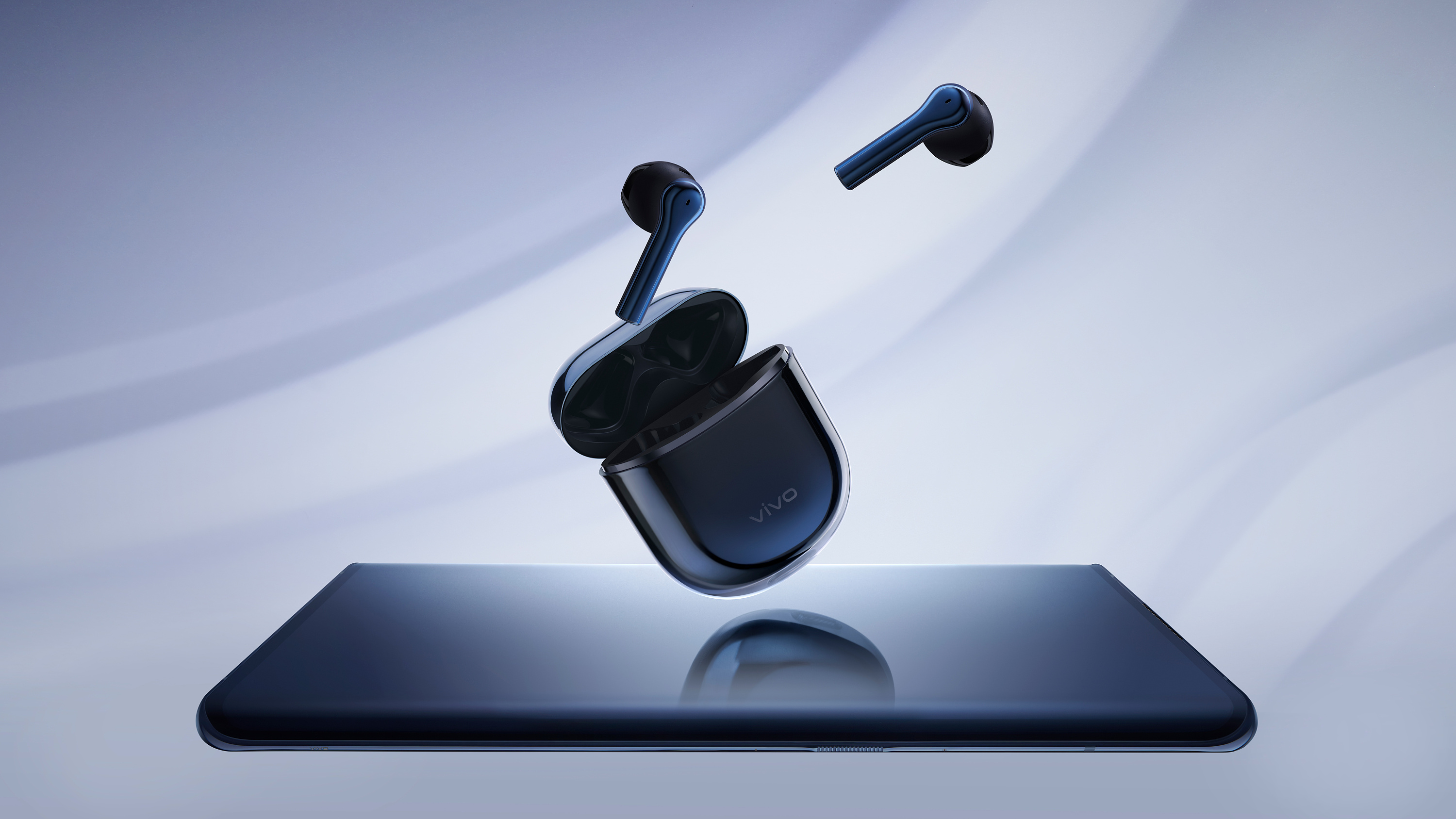 vivo tws earphone,真无线蓝牙耳机修图作品