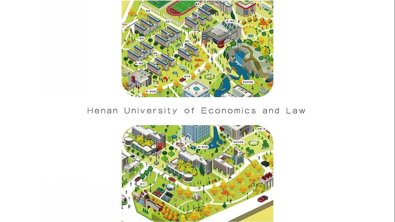 四季财大地图设计（图ZMTQ3OTIyMTgw） - 艺术插画 - 站酷设计师咔咔子原创素材 - 站酷ZCOOL