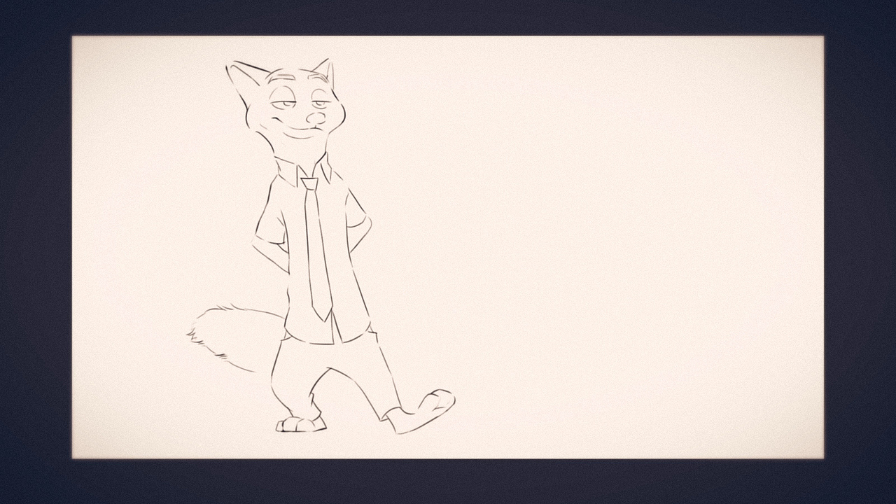 使用PS自带笔刷“大小可调的圆形画笔”绘制线稿
选用的笔刷为“尖角3像素”