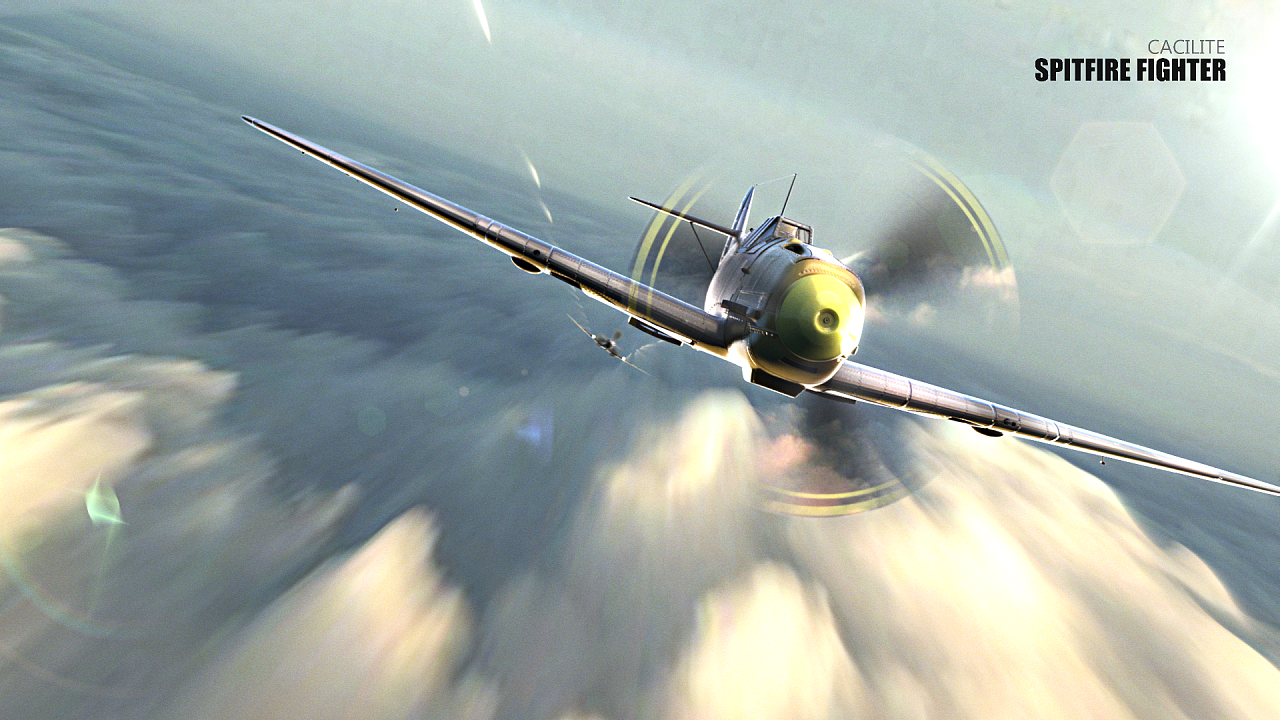 伦敦上空的鹰-spitfire fighte