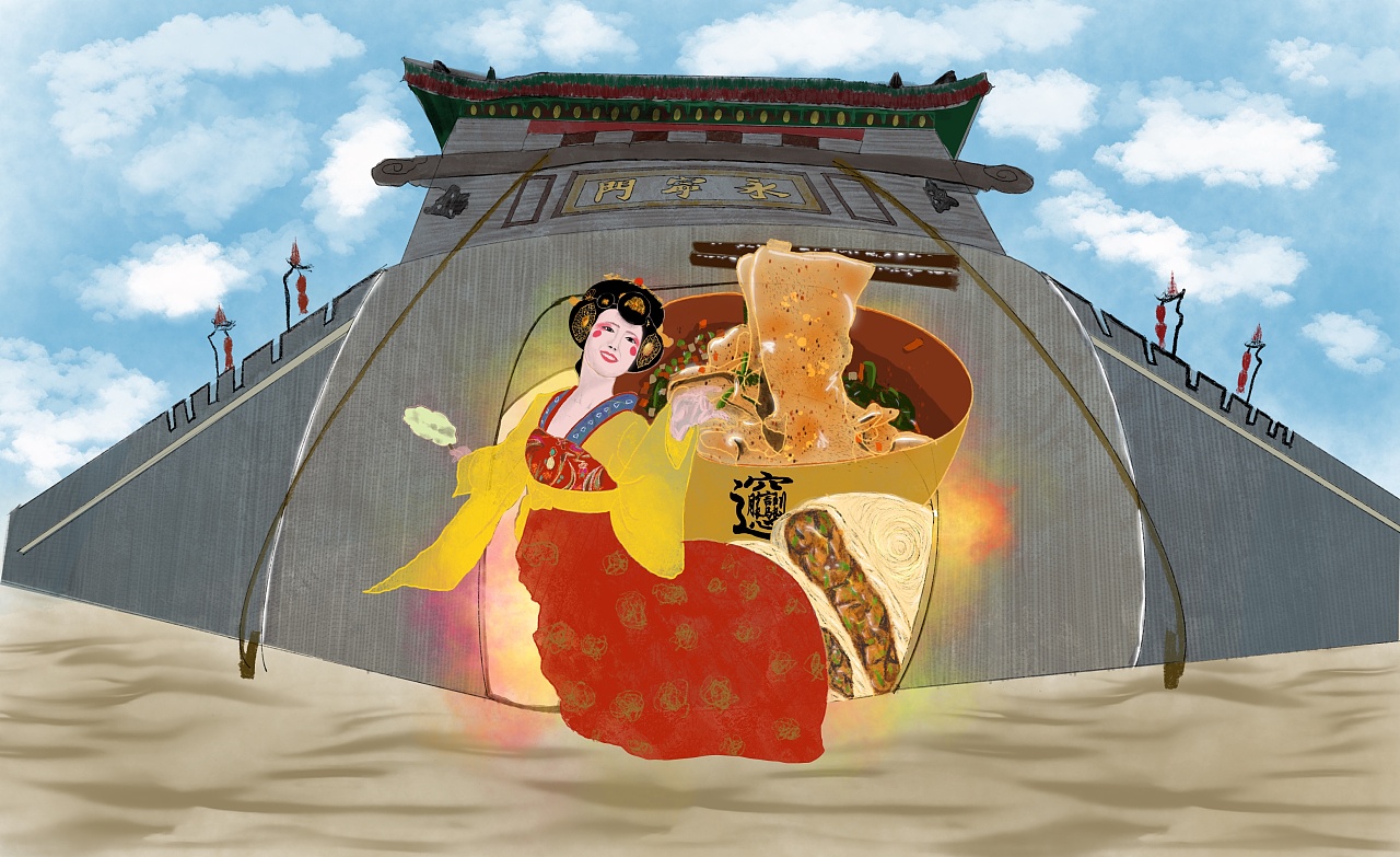 长城,长安|平面|图案|z002844203 - 原创作品 - 站酷 (zcool)