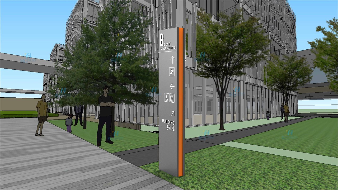 深圳——粤澳港青年创业区标识标牌导视系统