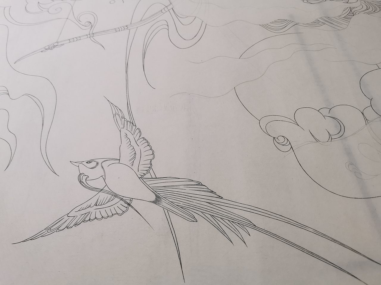 工笔重彩|东君绘制过程（图ZMjQ1NjU0MTI0） - 艺术插画 - 站酷设计师绯靥原创素材 - 站酷ZCOOL