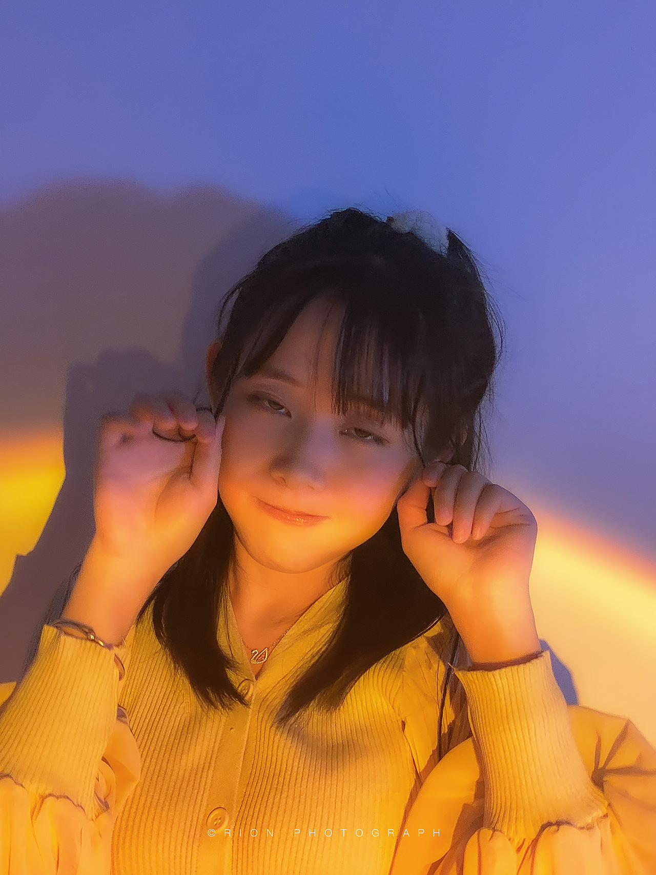 人像摄影丨日落灯写真