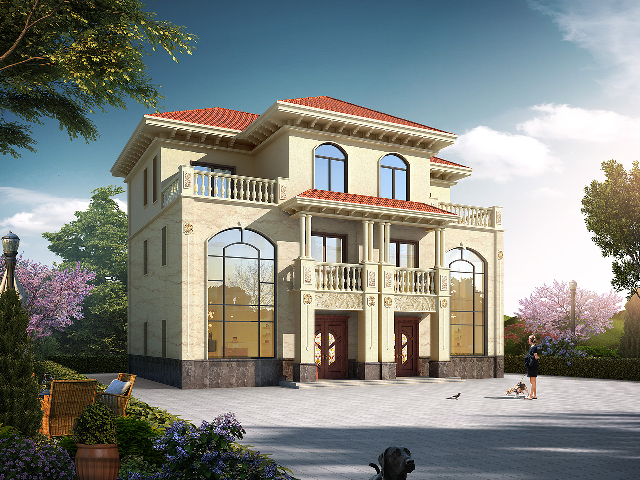 室外|别墅外观|37种案例（图ZMjI3MTYxMjg0） - 建筑设计 - 站酷设计师陈轩15956513871原创素材 - 站酷ZCOOL