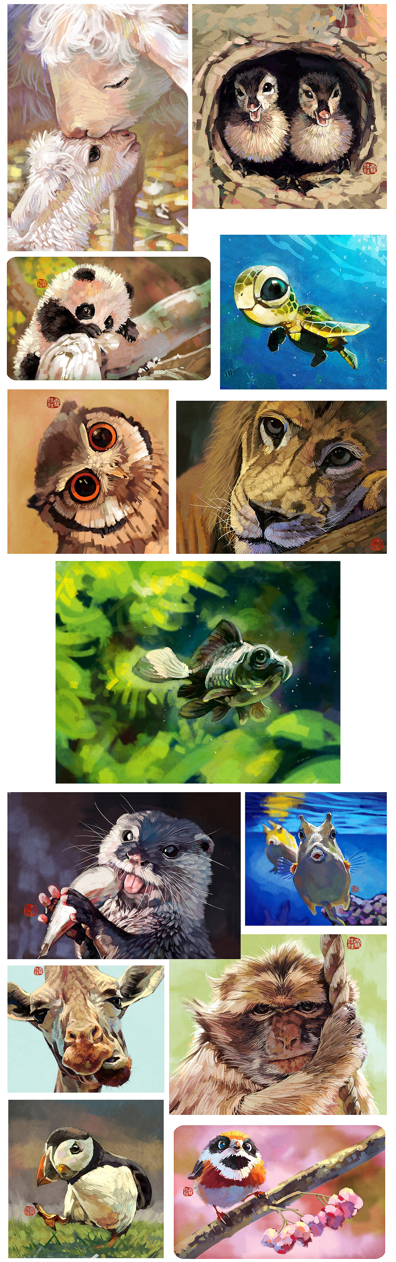 【雪娃娃萌宠】野生动物