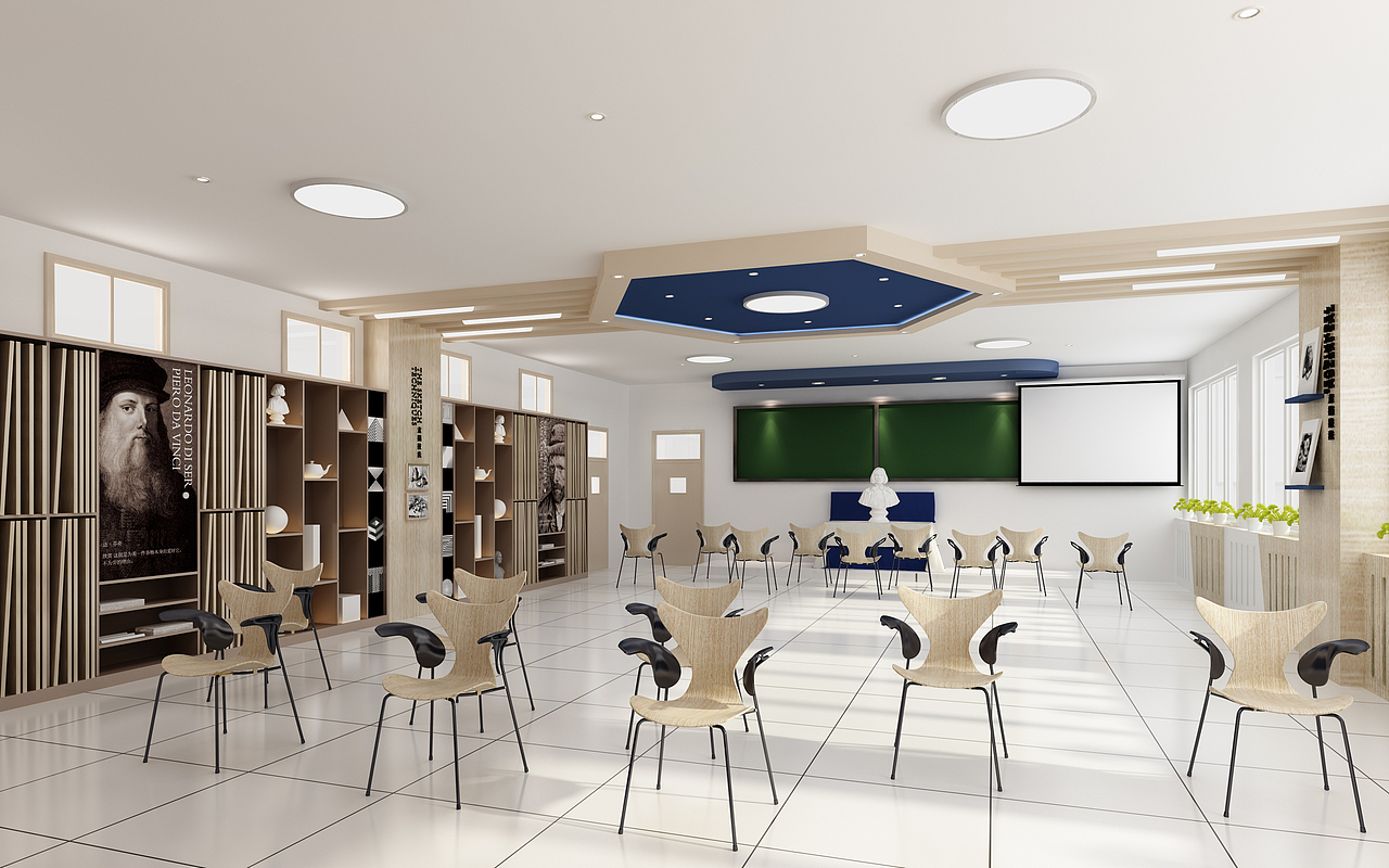 文化空间设计——西画美术教室