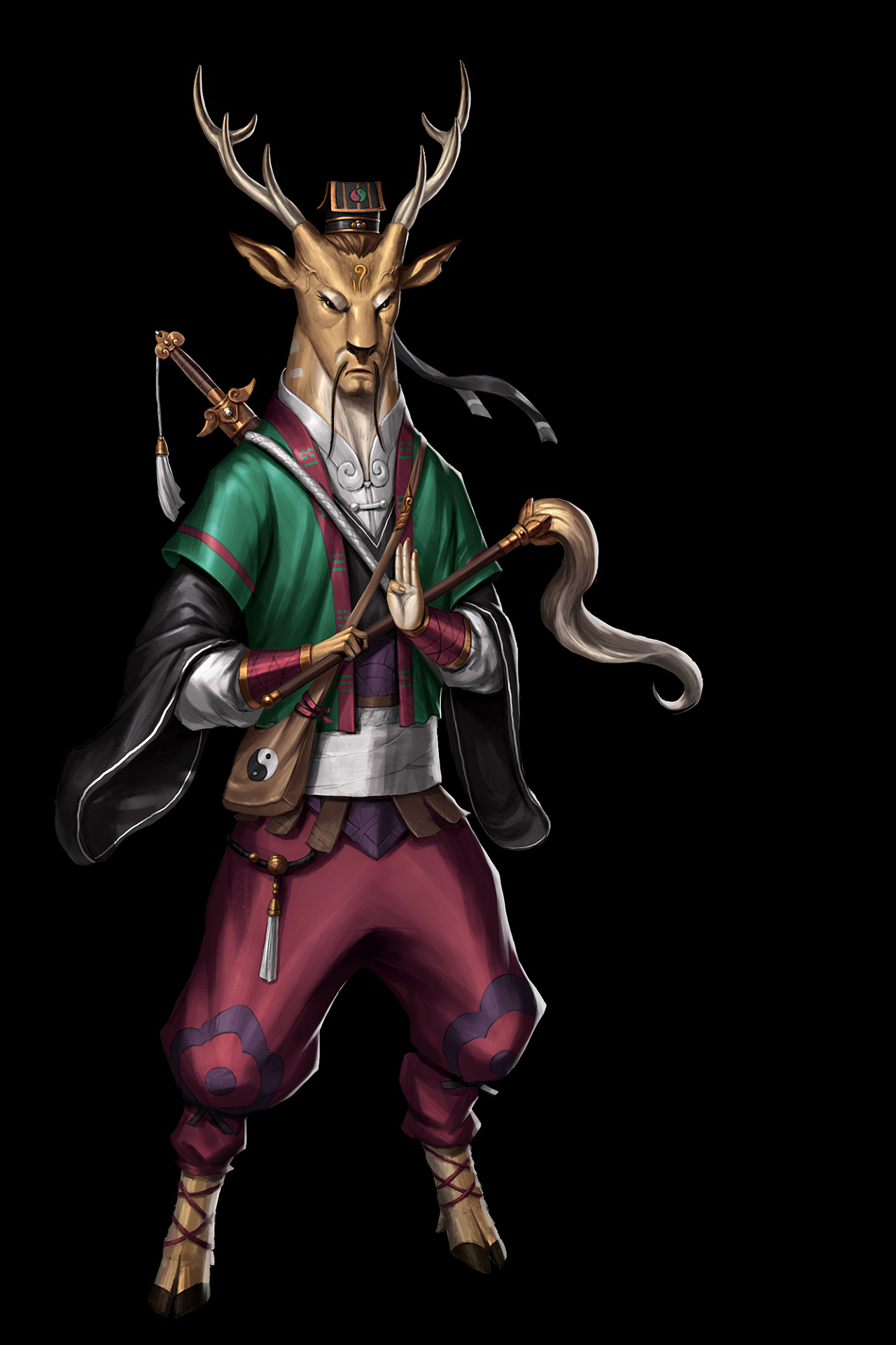 虎鹿羊|插画|概念设定|郭一吹 - 原创作品 - 站酷 (zcool)