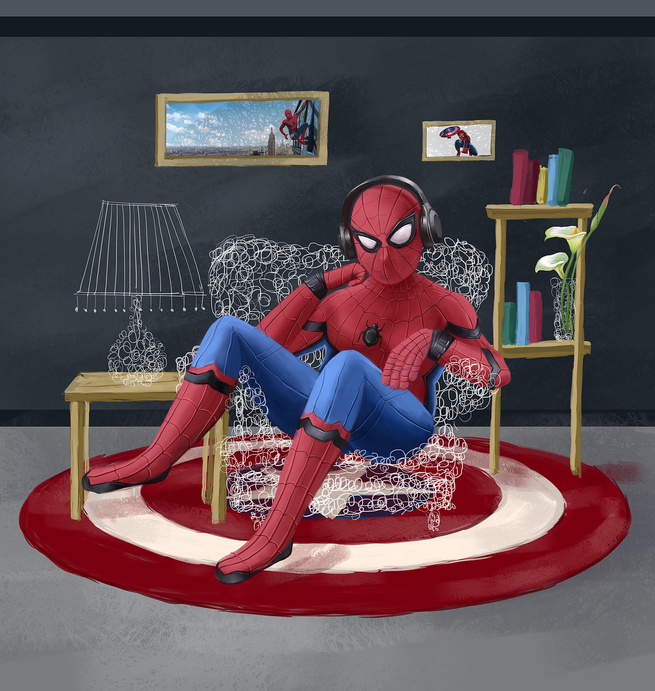 蜘蛛侠（图ZOTE3NTI0Mjg=） - 创作习作 - 站酷设计师呆梦Dream原创素材 - 站酷ZCOOL