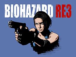 生化危機(jī)重置版3手繪吉爾