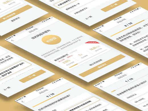 【风险评估】金融APP界面（个人主页-ZMjYyNTUyMzY=） - APP界面 - 站酷设计师ClaudiaLin原创素材 - 站酷ZCOOL