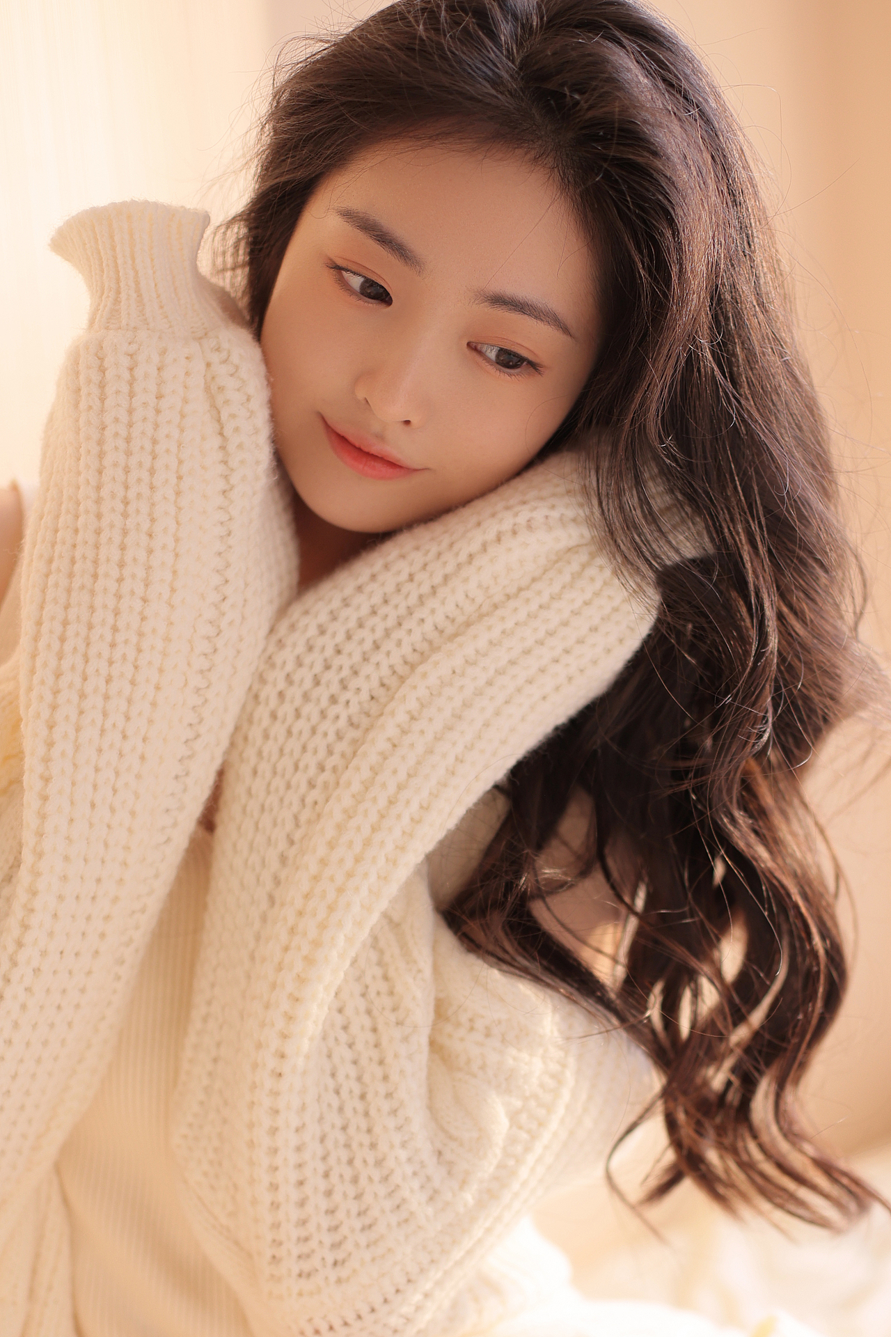 韩风毛衣写真78软糯香甜男朋友也超爱