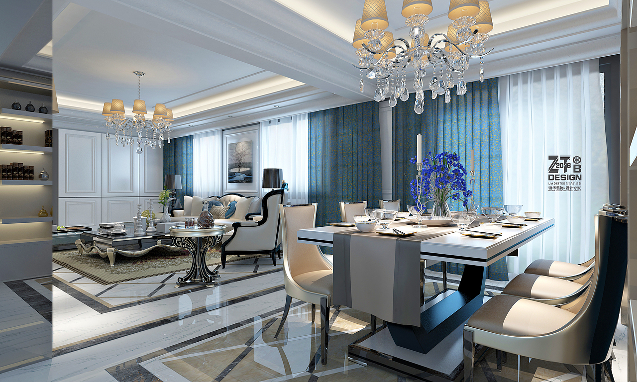 欧式大平层设计