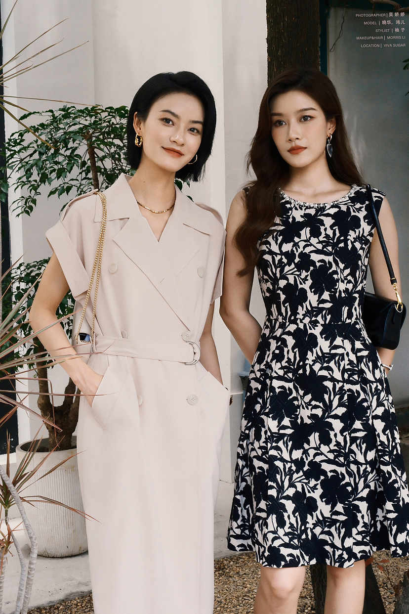 夏季穿搭女装拍摄