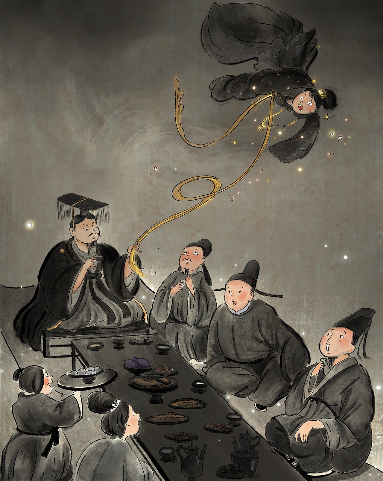 中国神话故事1（图ZMTU5NTYxOTg4） - 绘本 - 站酷设计师miao9原创素材 - 站酷ZCOOL