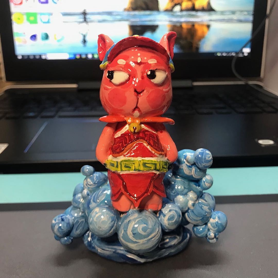 卡通雕塑-超轻粘土作品