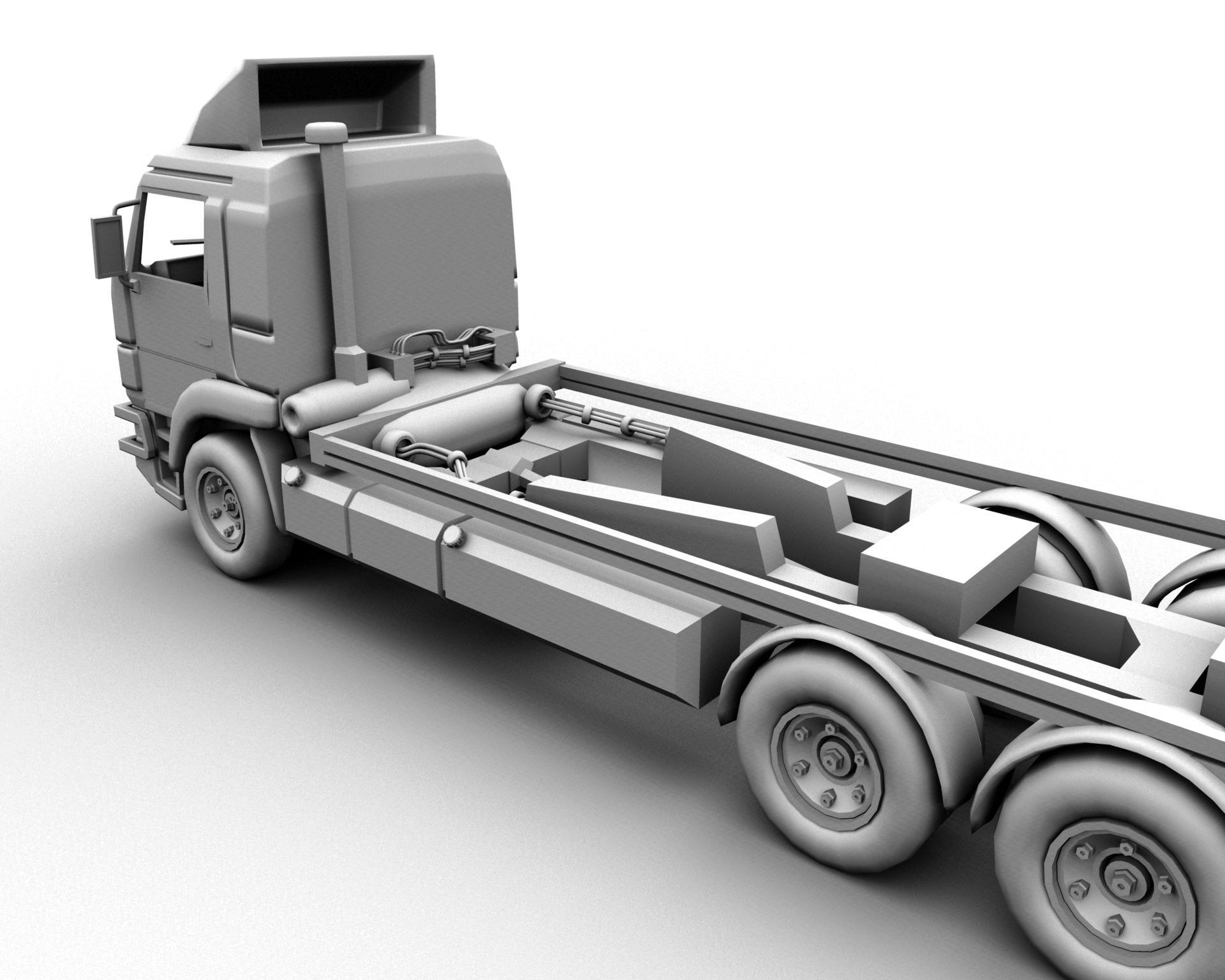 重型卡车3D模型下载_三维模型_CATIA、STEP模型 - 制造云 | 产品模型