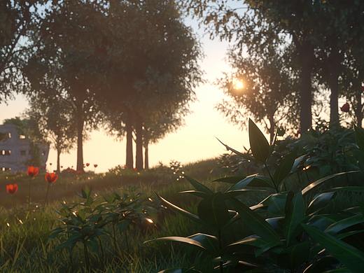 树木场景小练习