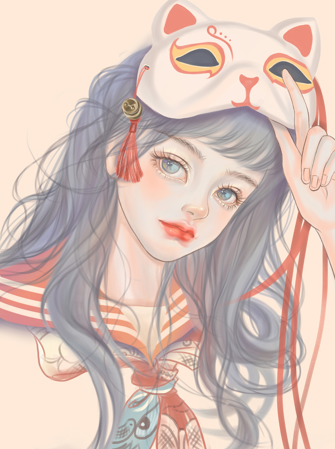 涂涂涂-抹抹抹-插画人像