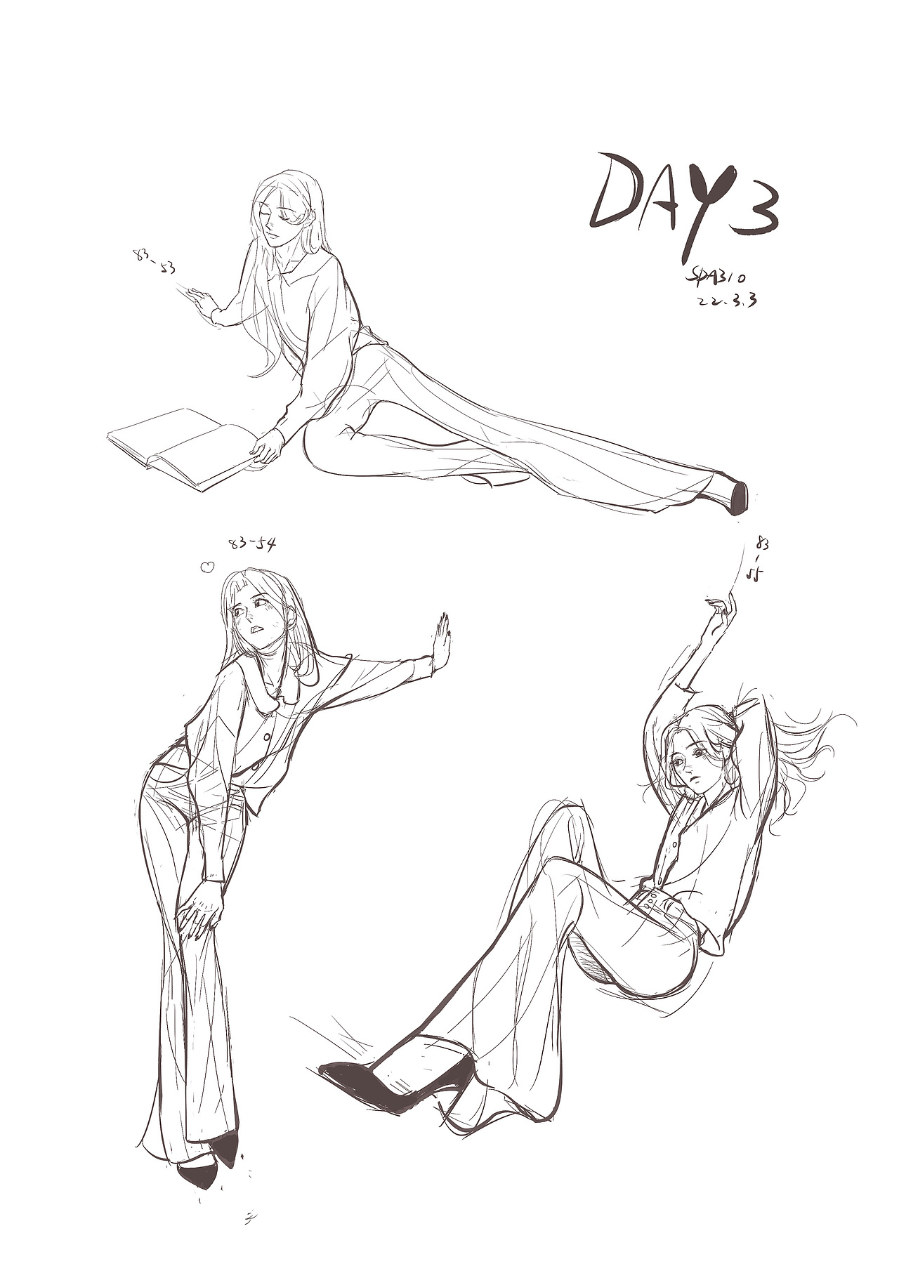 #速寫60天挑戰(zhàn)賽#Day3@速寫班長（圖ZMjkwOTcxNjI0） - 創(chuàng)作習作 - 站酷設計師spa_310原創(chuàng)素材 - 站酷ZCOOL