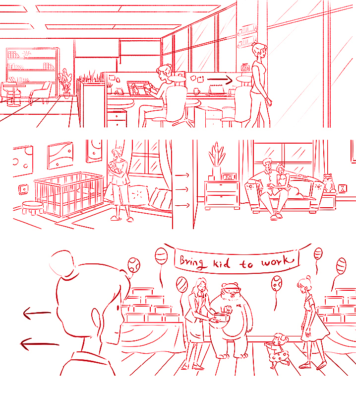 《施耐德新生儿祝福女员工篇》MG动画—安戈力文化（图ZMjQ0MjUwOTgw） - Motion Graphic - 站酷设计师安戈力原创素材 - 站酷ZCOOL