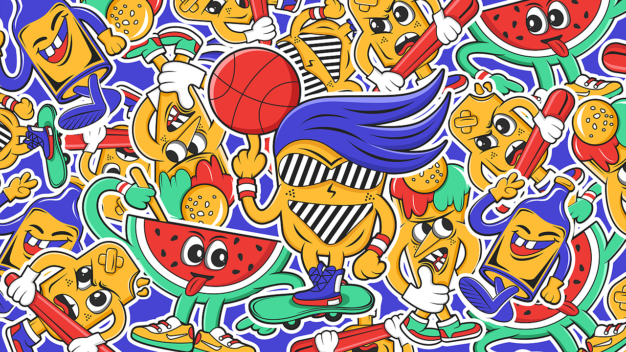 商业插画设计（图ZMTc2NzE2MjE2） - 商业插画 - 站酷设计师升华梦想8原创素材 - 站酷ZCOOL