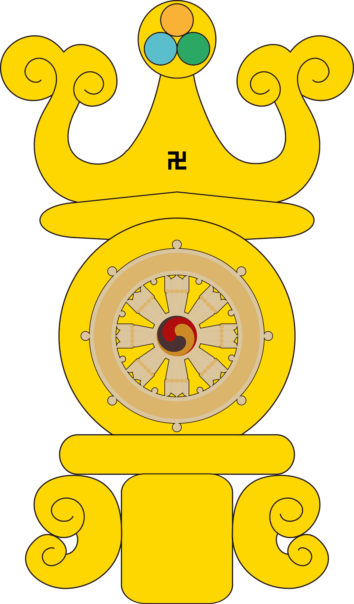 佛教三宝符号(tri