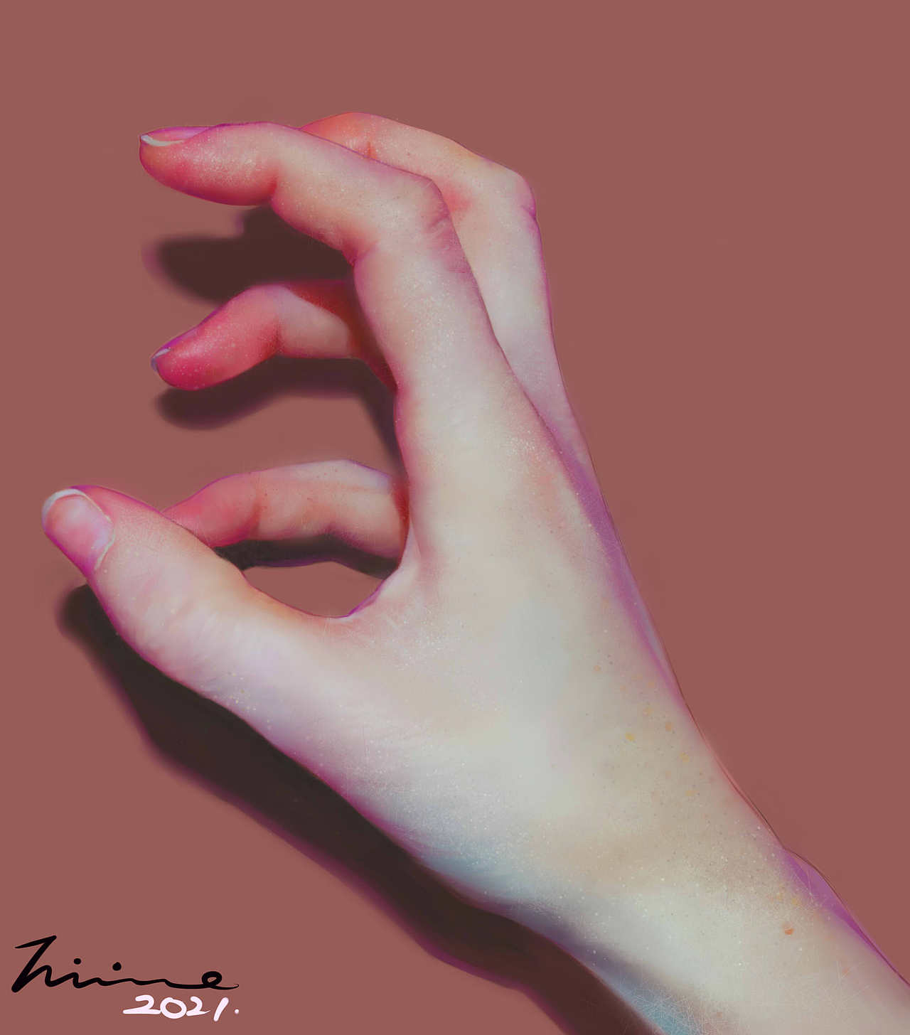 继续画手练习（图ZMjgyNzQyMzY0） - 绘画 - 站酷设计师mumulike原创素材 - 站酷ZCOOL