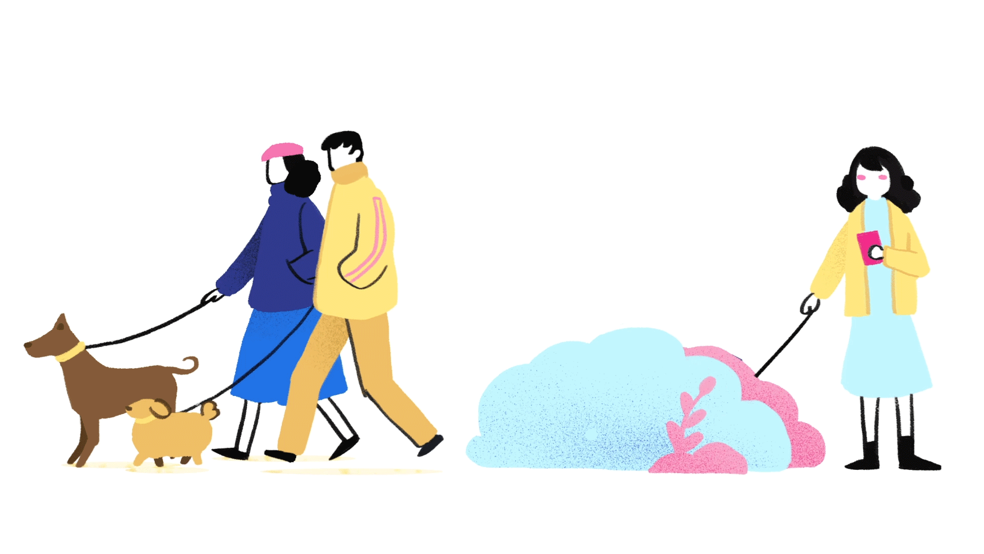 清晨遛狗|动漫|动画片|王戴家的耗子 - 原创作品 - 站酷 (zcool)