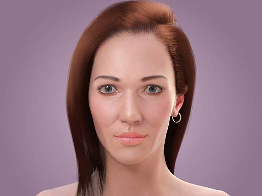 写实女性角色联系(作者王芳)