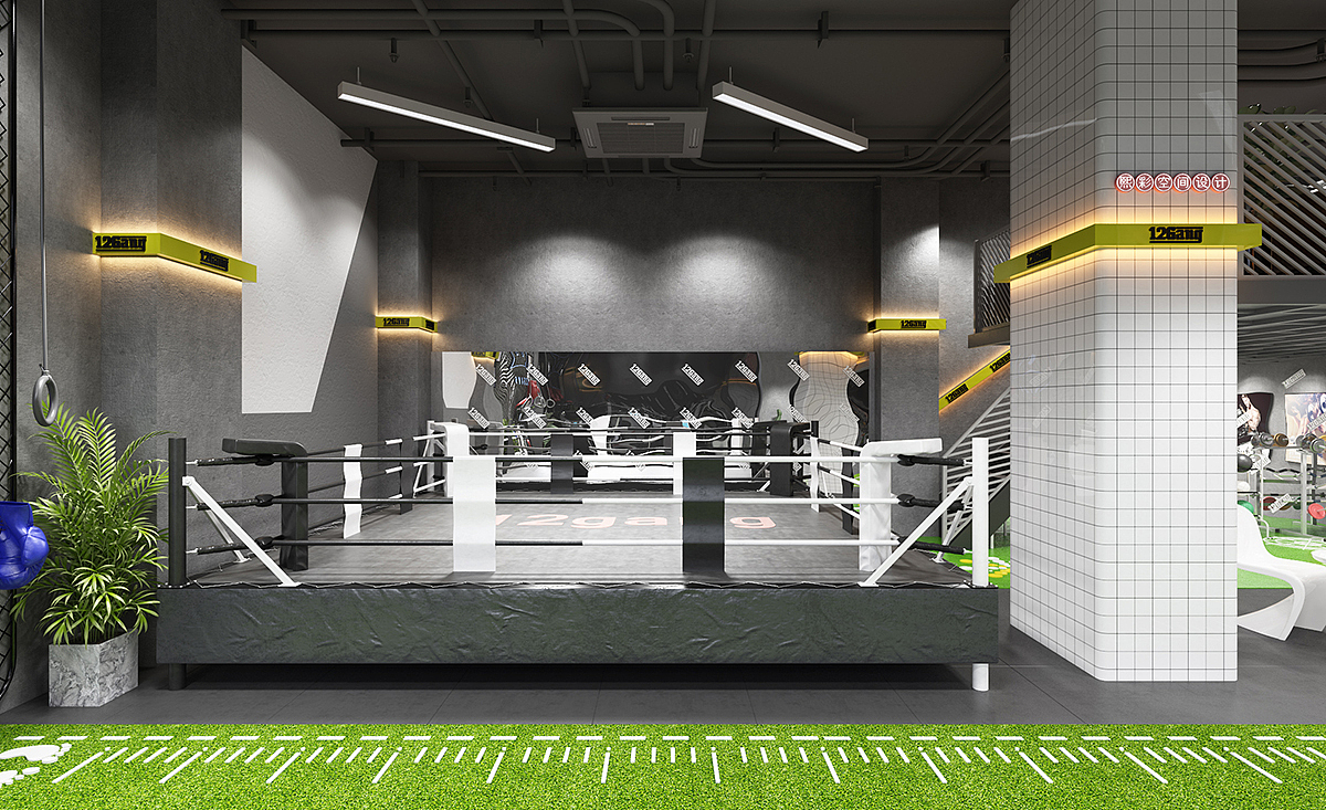 工业健身房设计|公司健身房设计|会所健身房设计