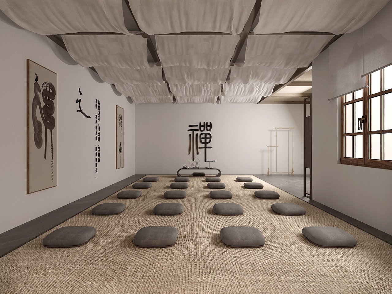 禅意会所 |空间|商业空间设计|林翩翩_原创作品-站酷zcool