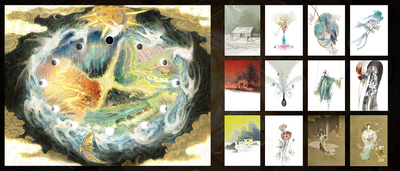 本科期间的插画作品集