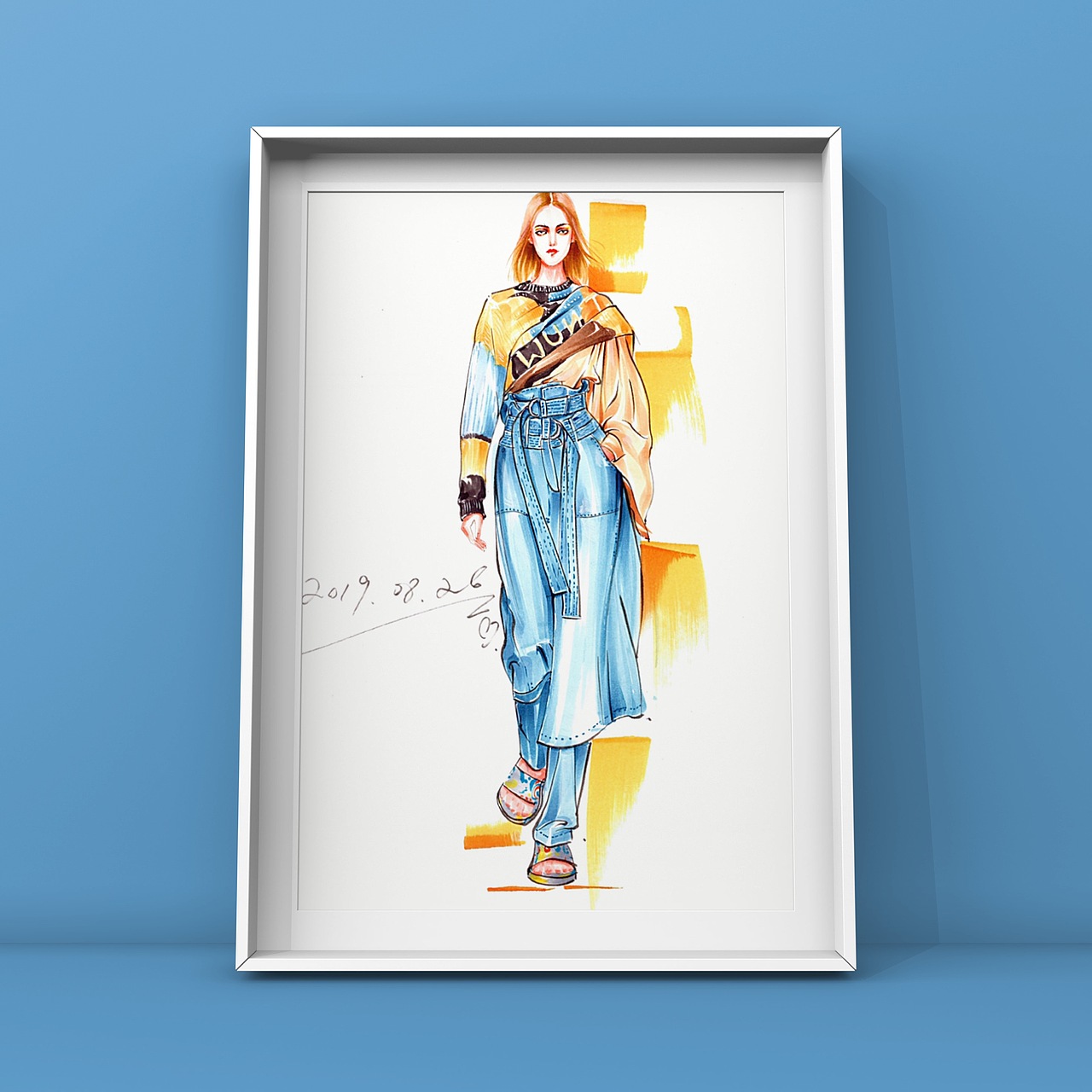 服装设计～手绘时装画（图ZMTc0NTYyMjEy） - 正装/礼服 - 站酷设计师零一手绘原创素材 - 站酷ZCOOL