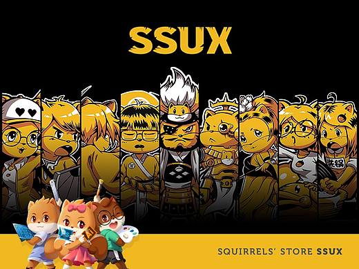 三只松鼠联盟店体验部团队IP头像