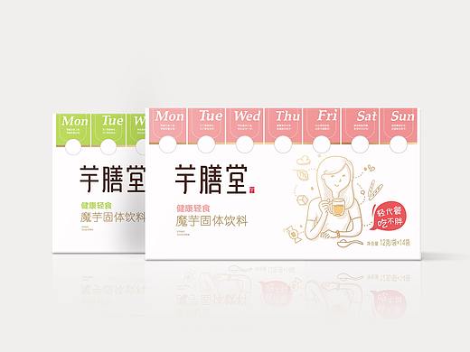 芋膳堂魔芋代餐粉包装形象设计