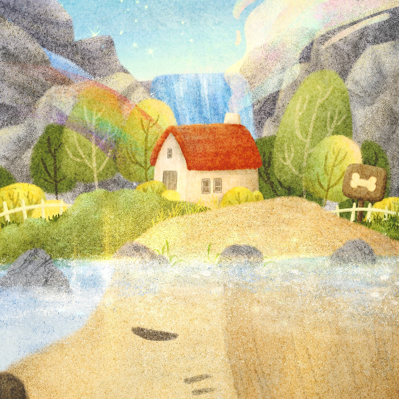 汪汪岛（图ZMzEyNzQ0NDY0） - 儿童插画 - 站酷设计师麻雀下蛋原创素材 - 站酷ZCOOL