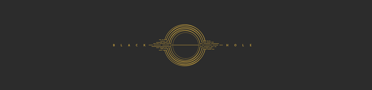 图腾风格图案设计 —— 黑洞·不要温柔的走进那个良夜