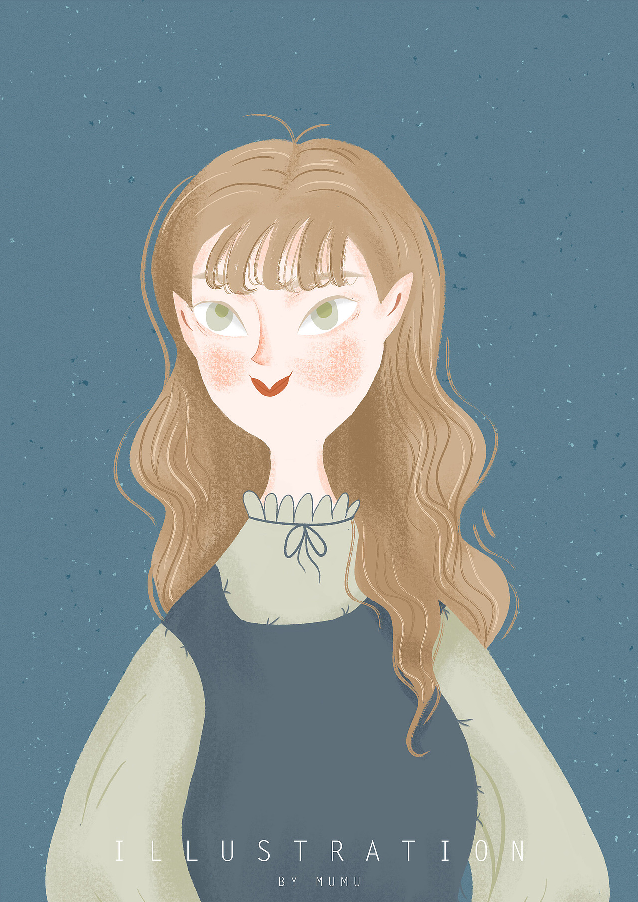 人物头像上半身插画