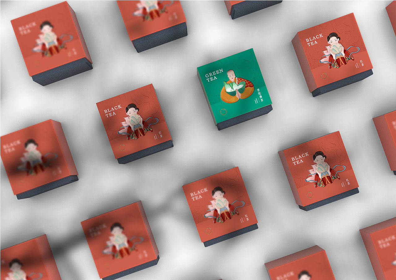 茶叶包装设计（图ZMjA5NDM2OTI0） - 包装 - 站酷设计师胡斑斑啊原创素材 - 站酷ZCOOL