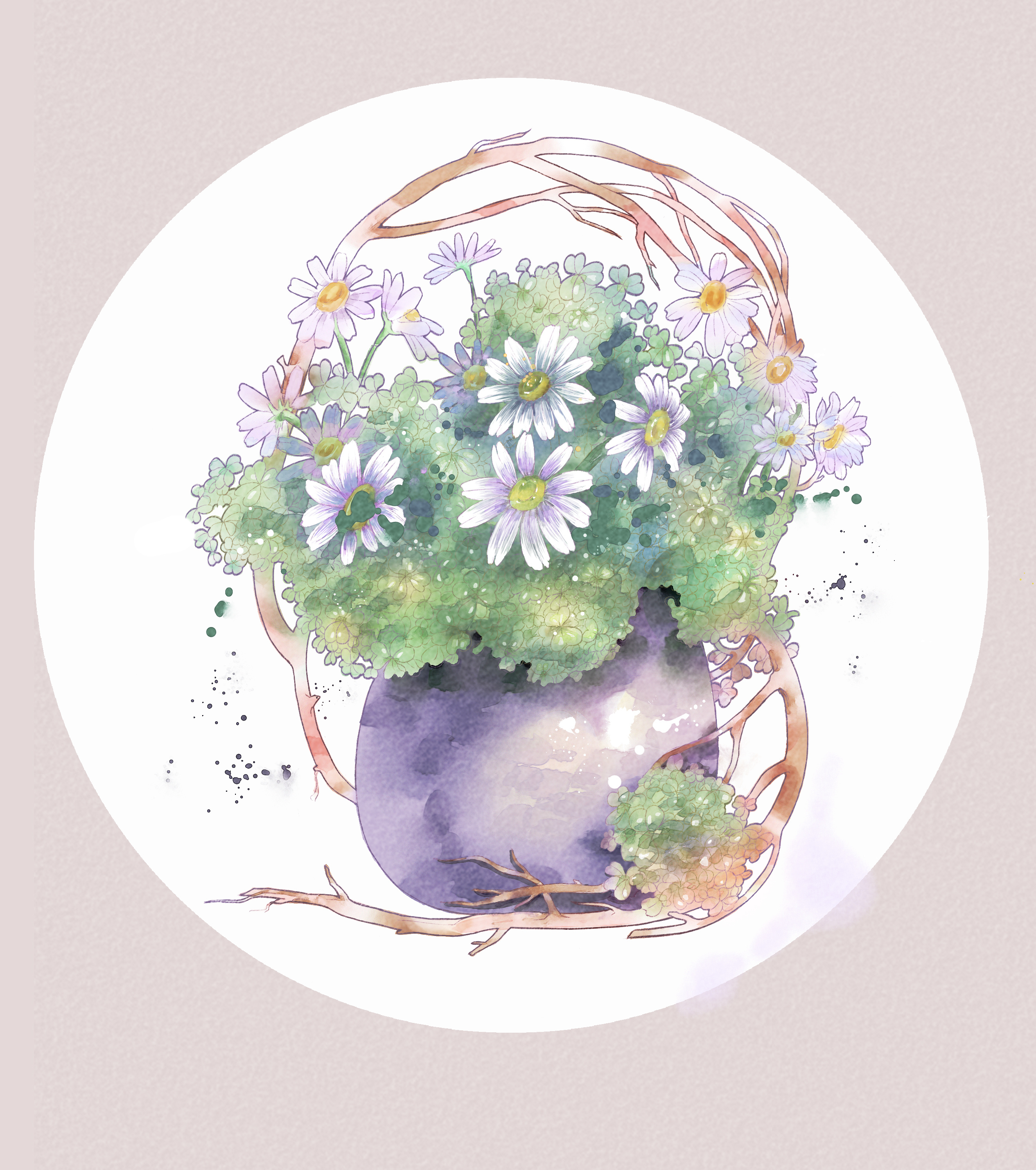 四叶草|插画|艺术插画|啵彼 - 原创作品 - 站酷 (zcool)