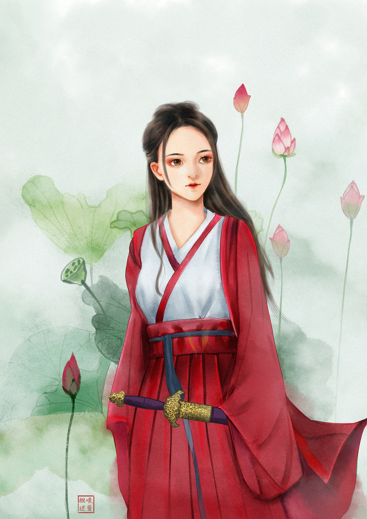 水墨武侠（图ZMjYyNzAzMDEy） - 创作习作 - 站酷设计师喂爱概述原创素材 - 站酷ZCOOL
