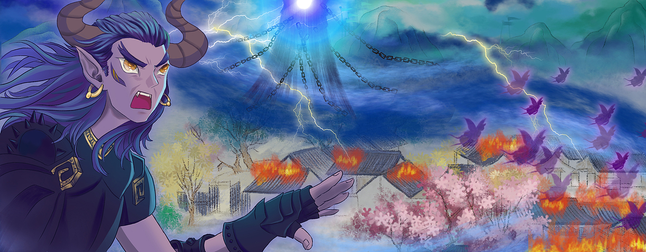 蓮霧仙子和百花國(guó)（圖ZMjM5OTEwMDg0） - 單幅漫畫(huà) - 站酷設(shè)計(jì)師安言蹊原創(chuàng)素材 - 站酷ZCOOL