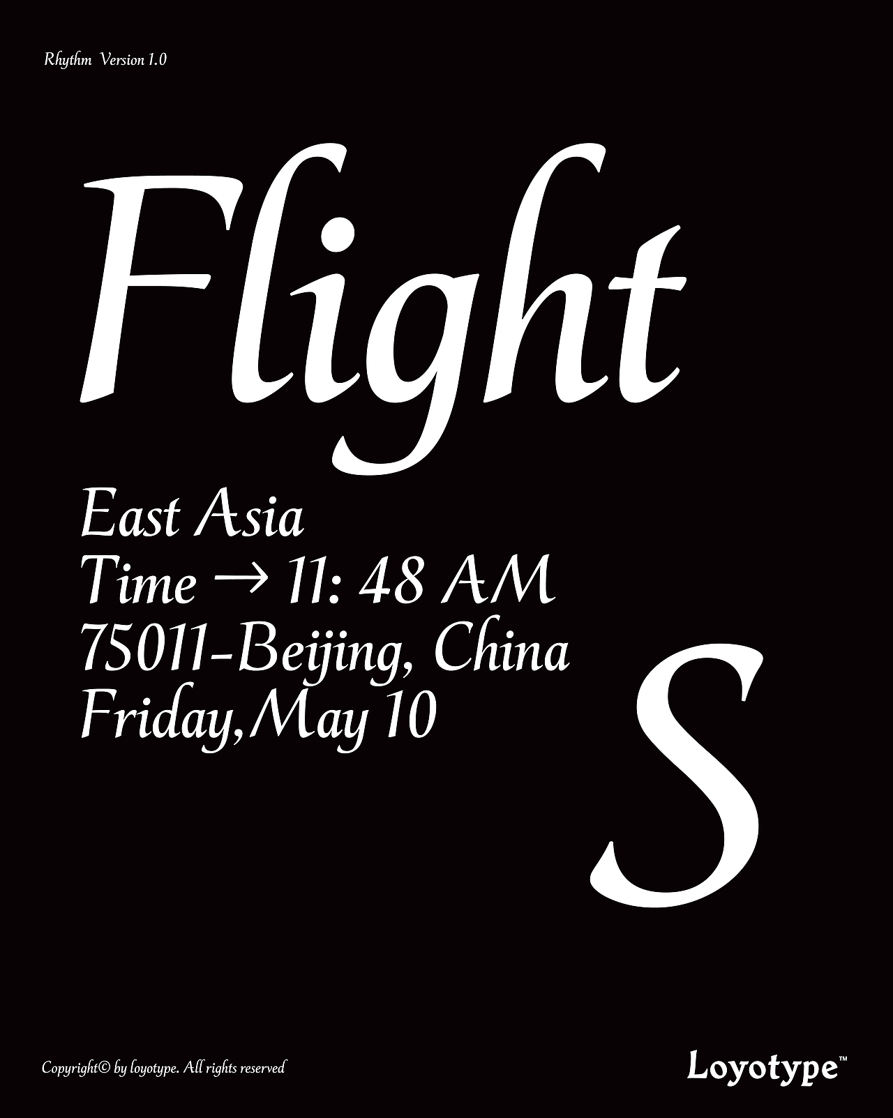 重磅|这4款西文字体,你值得拥有!!!(图ZMjcwNzQ3NjQ4) - 字体/字形 - 站酷设计师loyotype原创素材 - 站酷ZCOOL