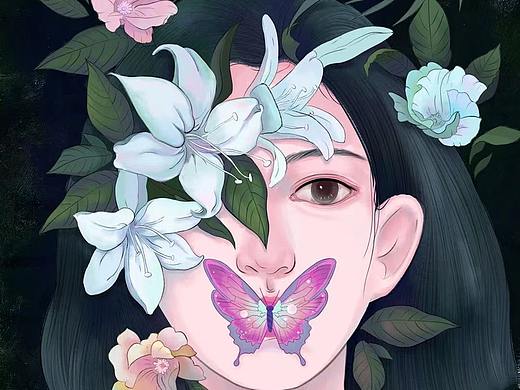 人物头像练习-森林女孩