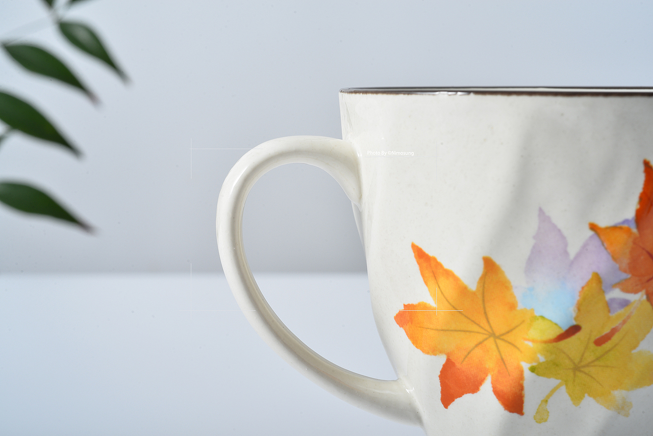 日本和蓝马克杯